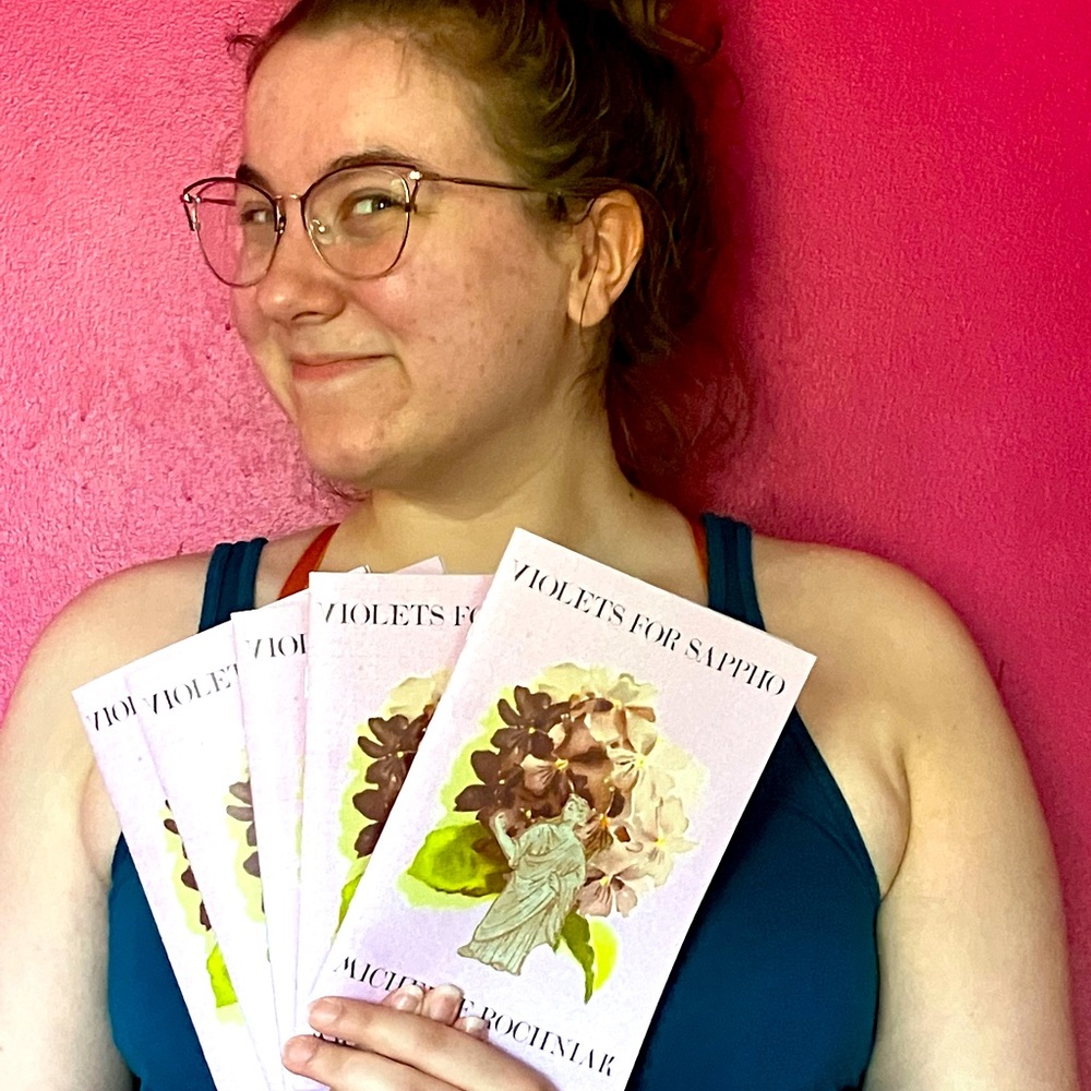 Violets for Sappho Brand NEW POETRY CHAPBOOK printer-Bottlecap Press NEW…